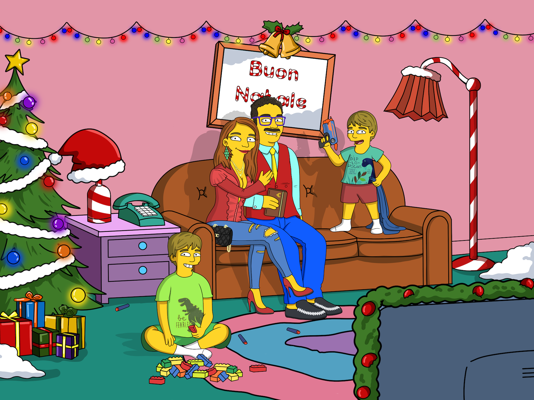 Різдво - карикатура GetGiallo™!