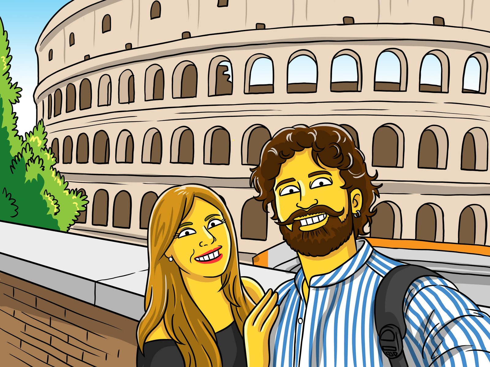 Città - Caricatura DiventaGiallo™!