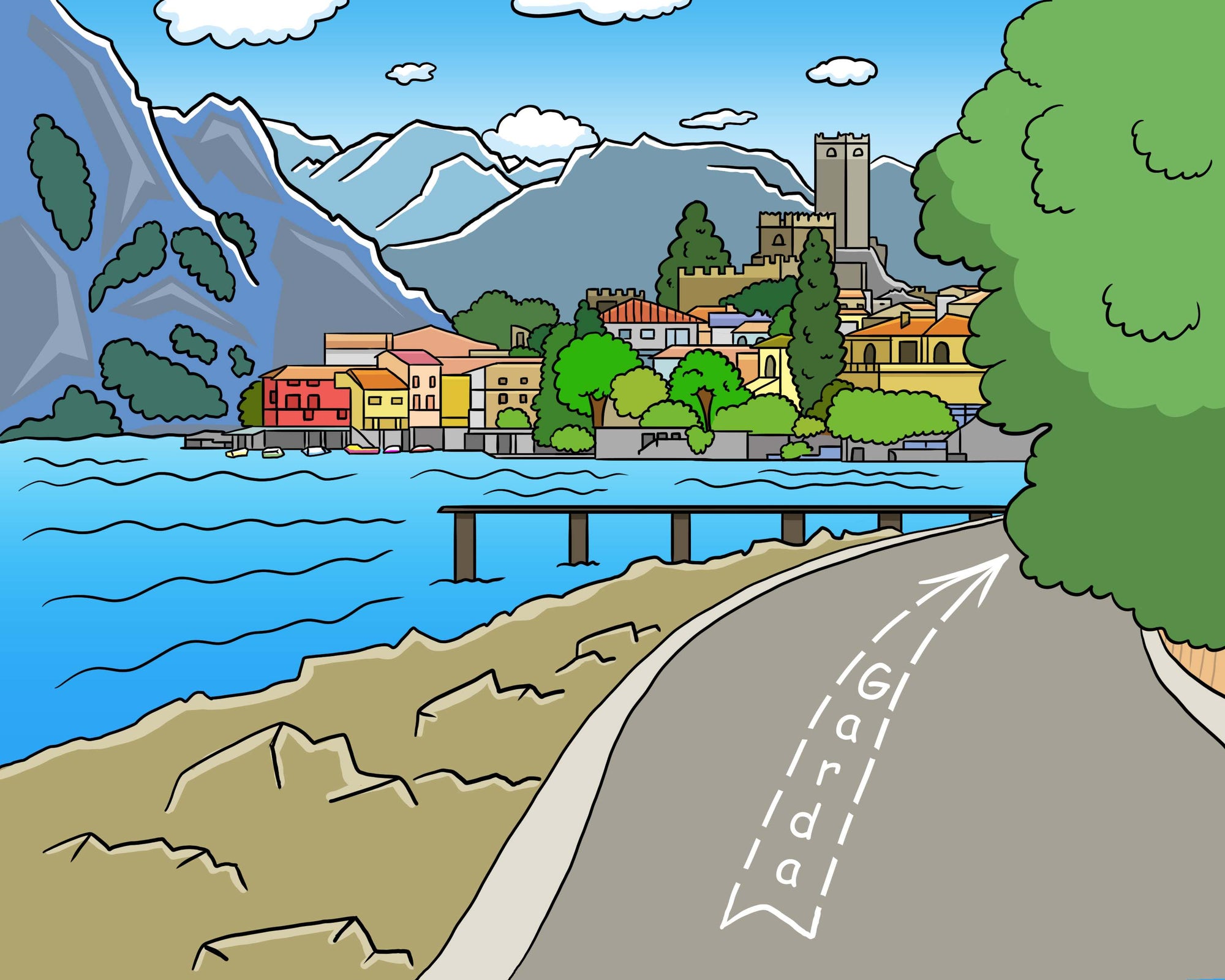 Подорож - Карикатура BecomeGiallo™!