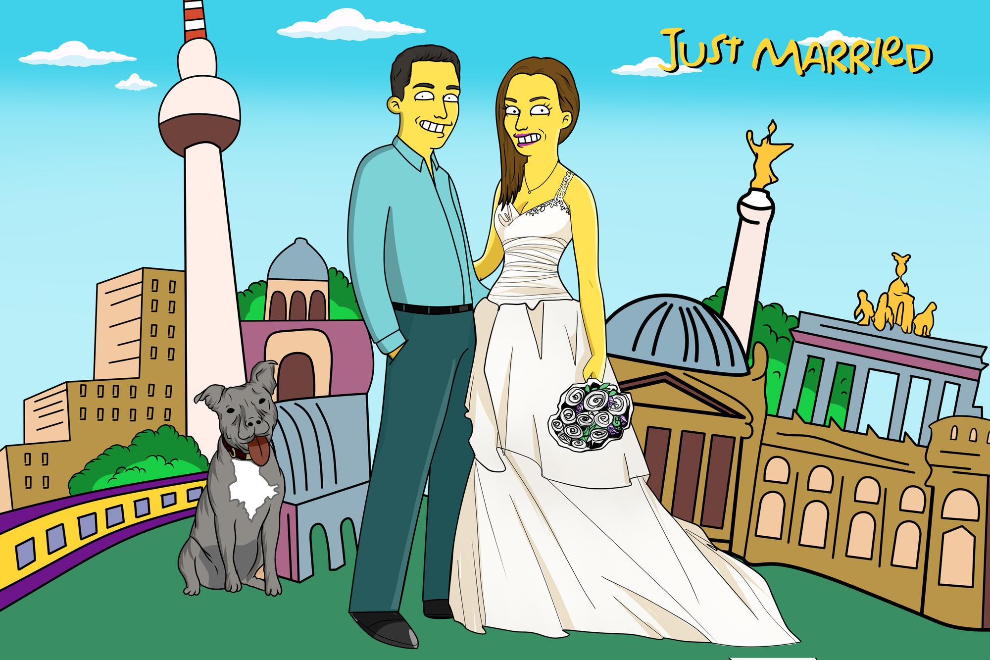 Подорож - Карикатура BecomeGiallo™!