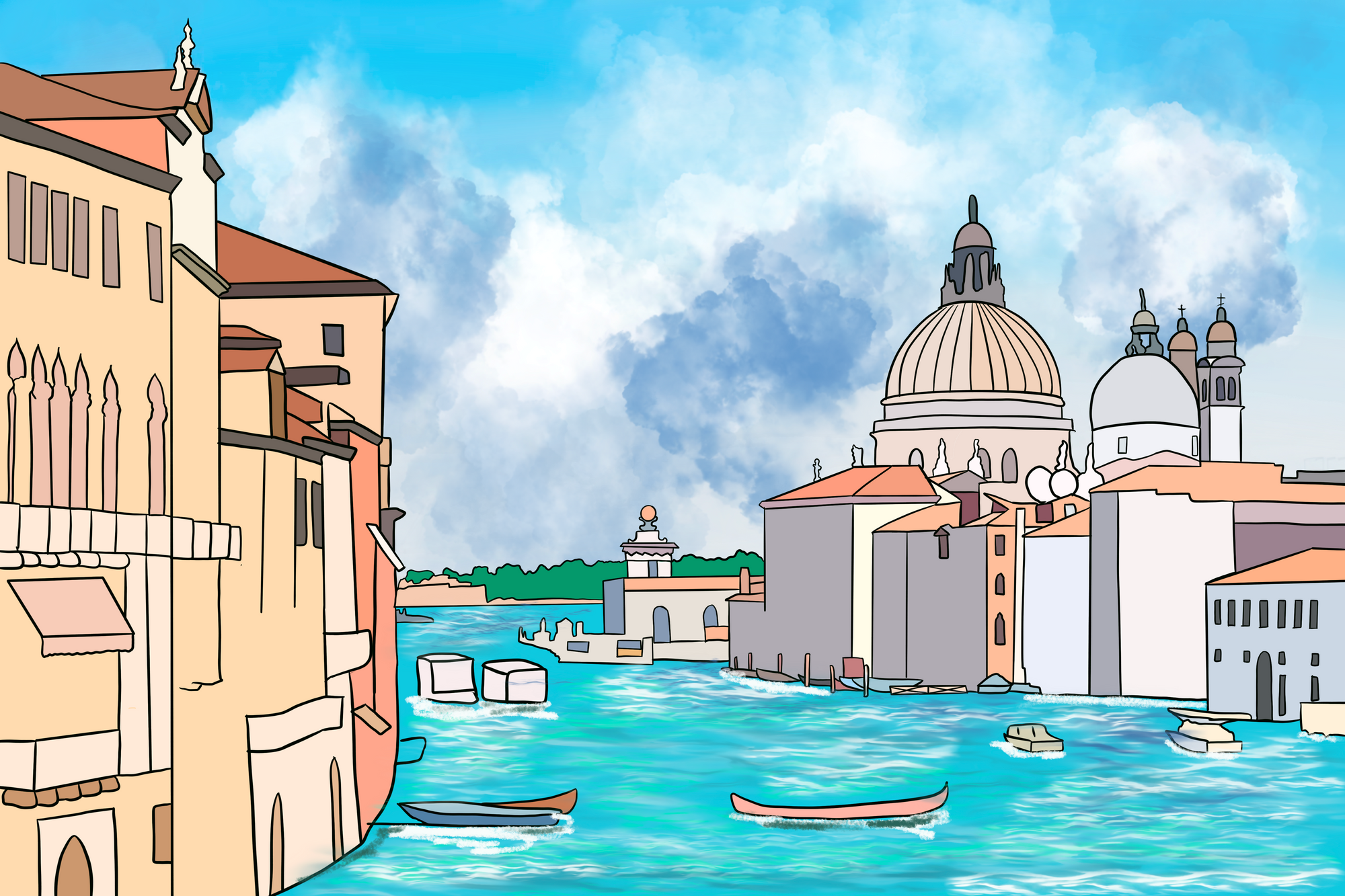 Подорож - Карикатура BecomeGiallo™!