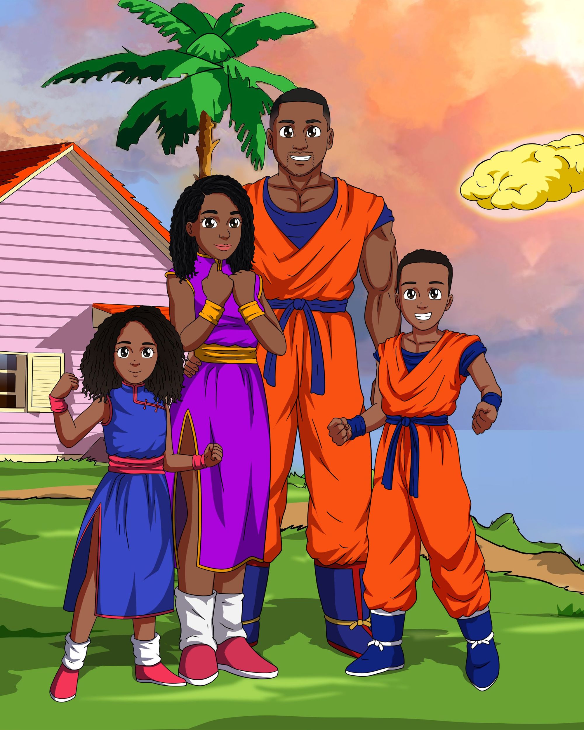 Diventa Anime - Caricatura DiventaGiallo™!