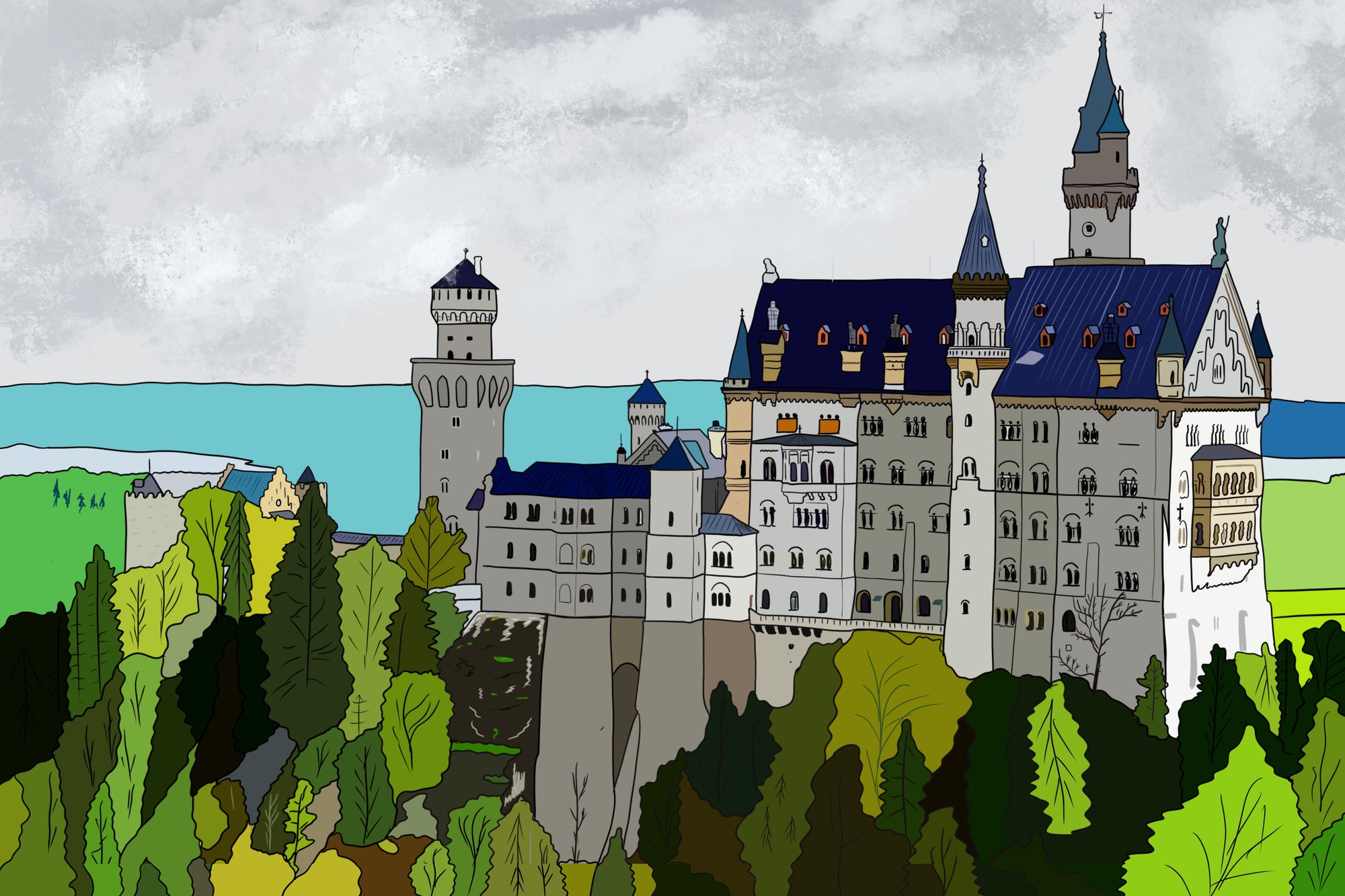 Подорож - Карикатура BecomeGiallo™!