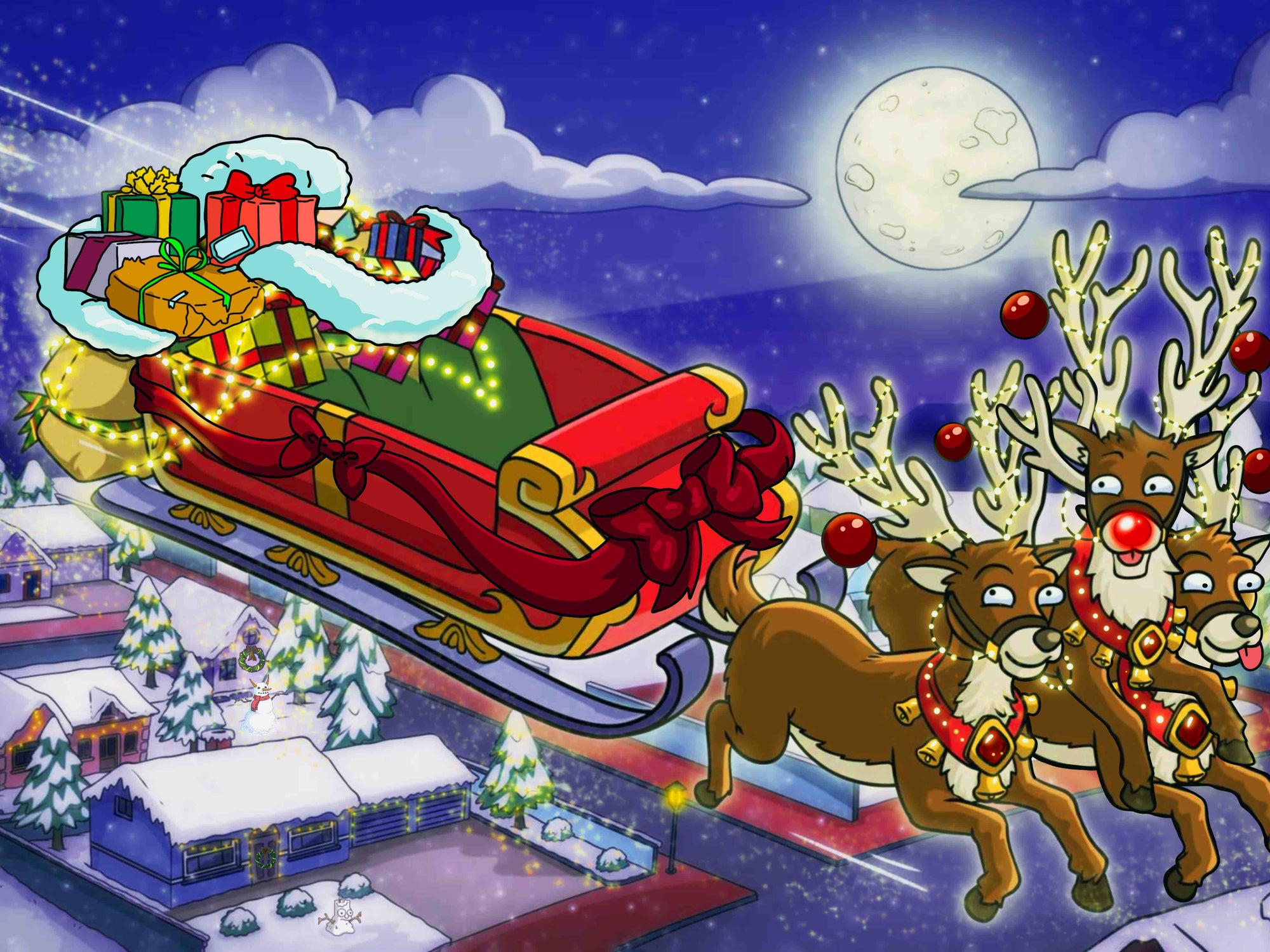 Різдво - карикатура GetGiallo™!