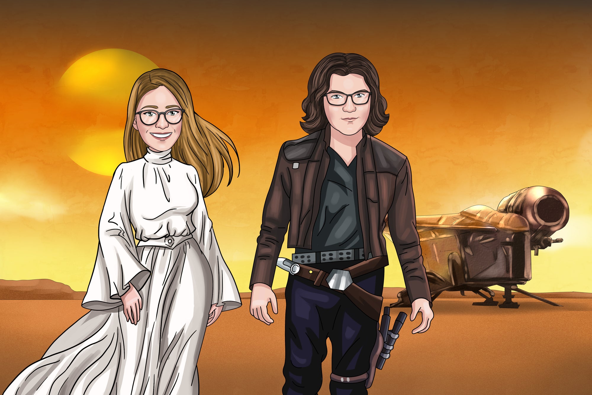 Diventa Guerriero Stellare - Caricatura DiventaGiallo™!