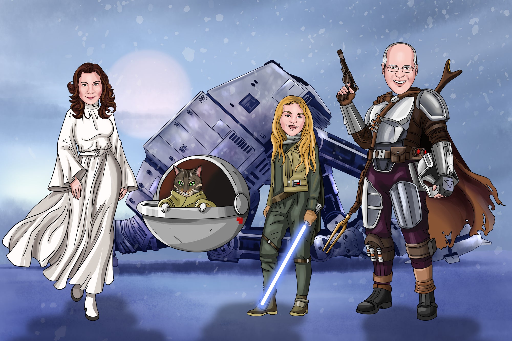 Diventa Guerriero Stellare - Caricatura DiventaGiallo™!