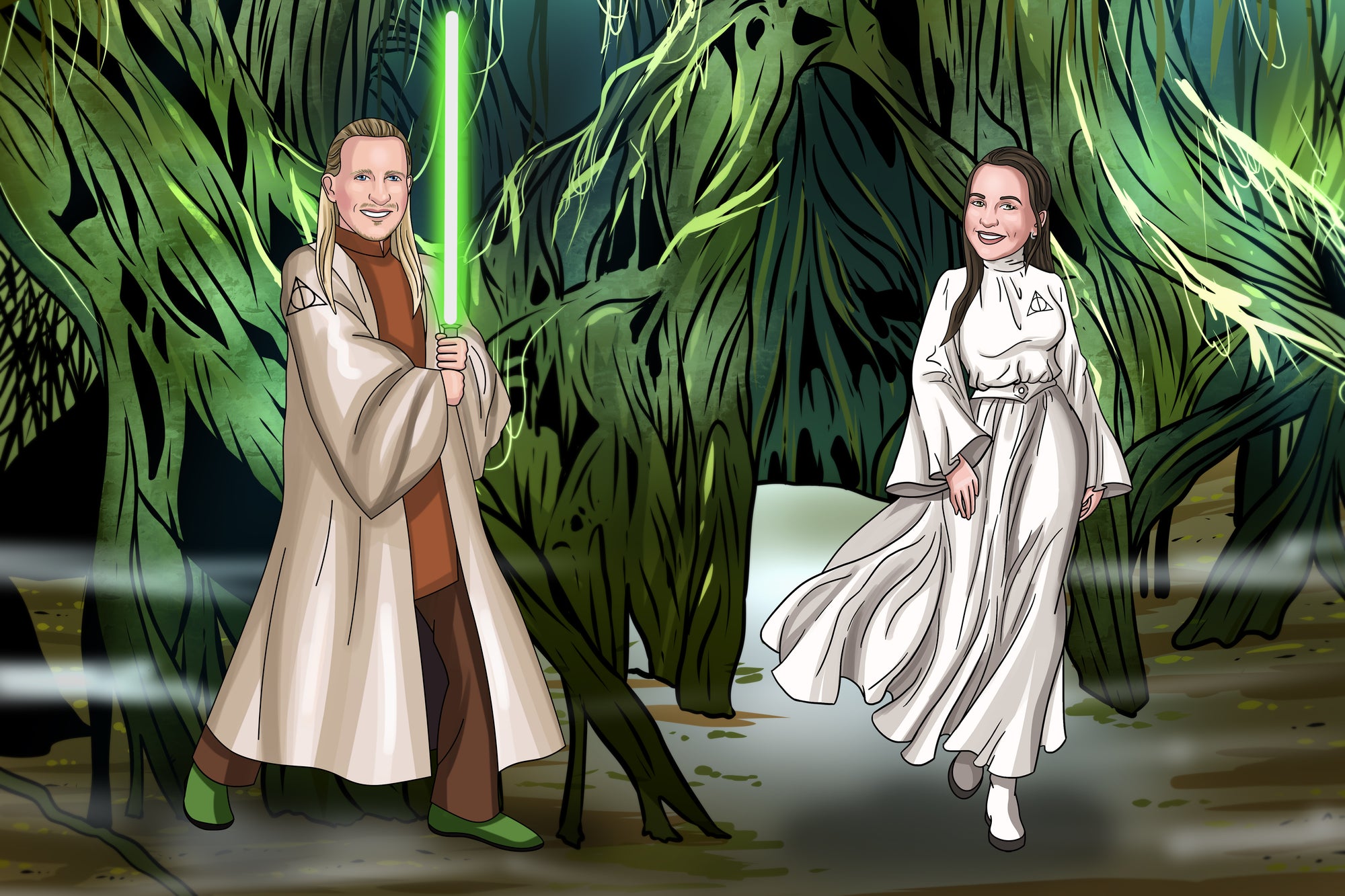 Diventa Guerriero Stellare - Caricatura DiventaGiallo™!