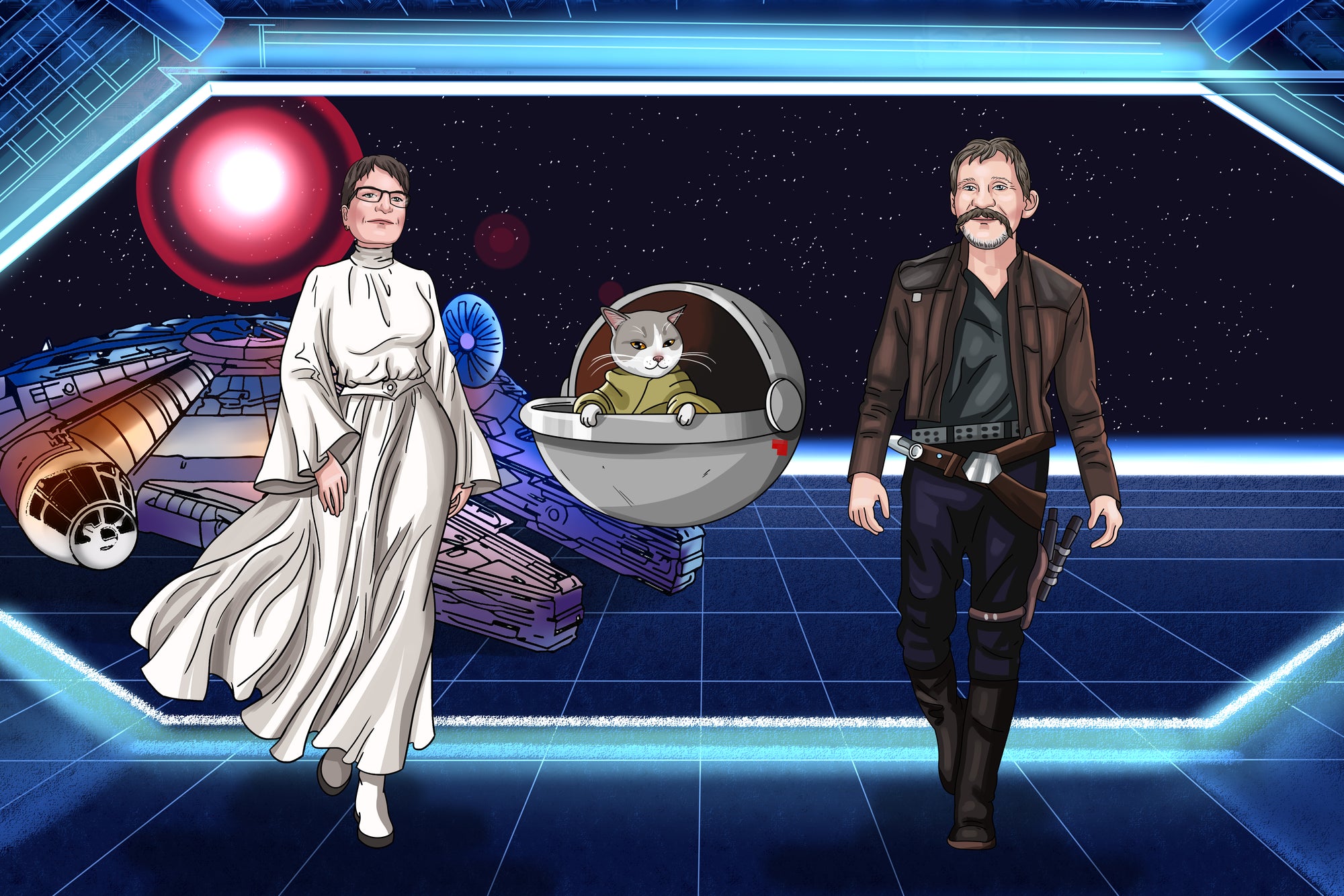 Diventa Guerriero Stellare - Caricatura DiventaGiallo™!