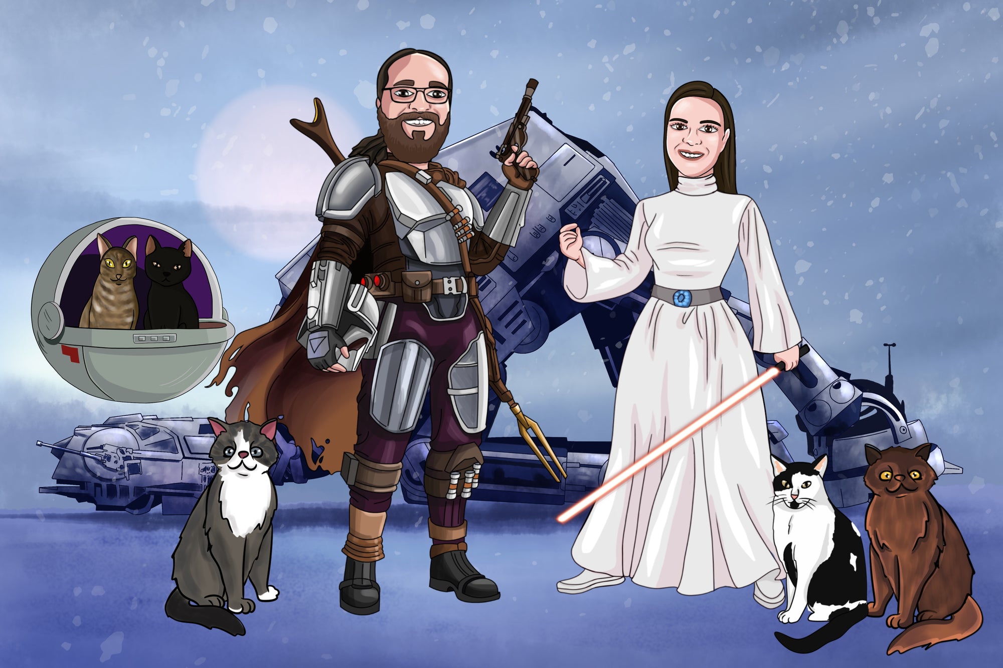 Diventa Guerriero Stellare - Caricatura DiventaGiallo™!