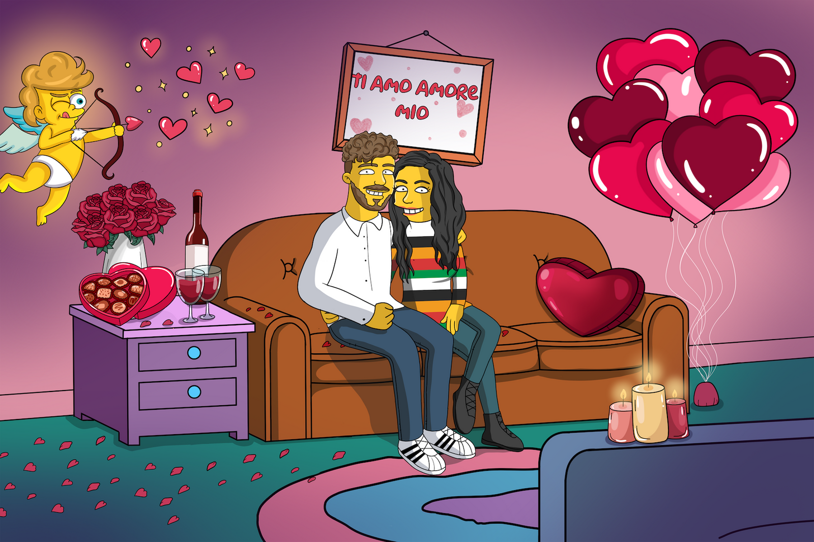 S-Valentino - Caricatura DiventaGiallo™!