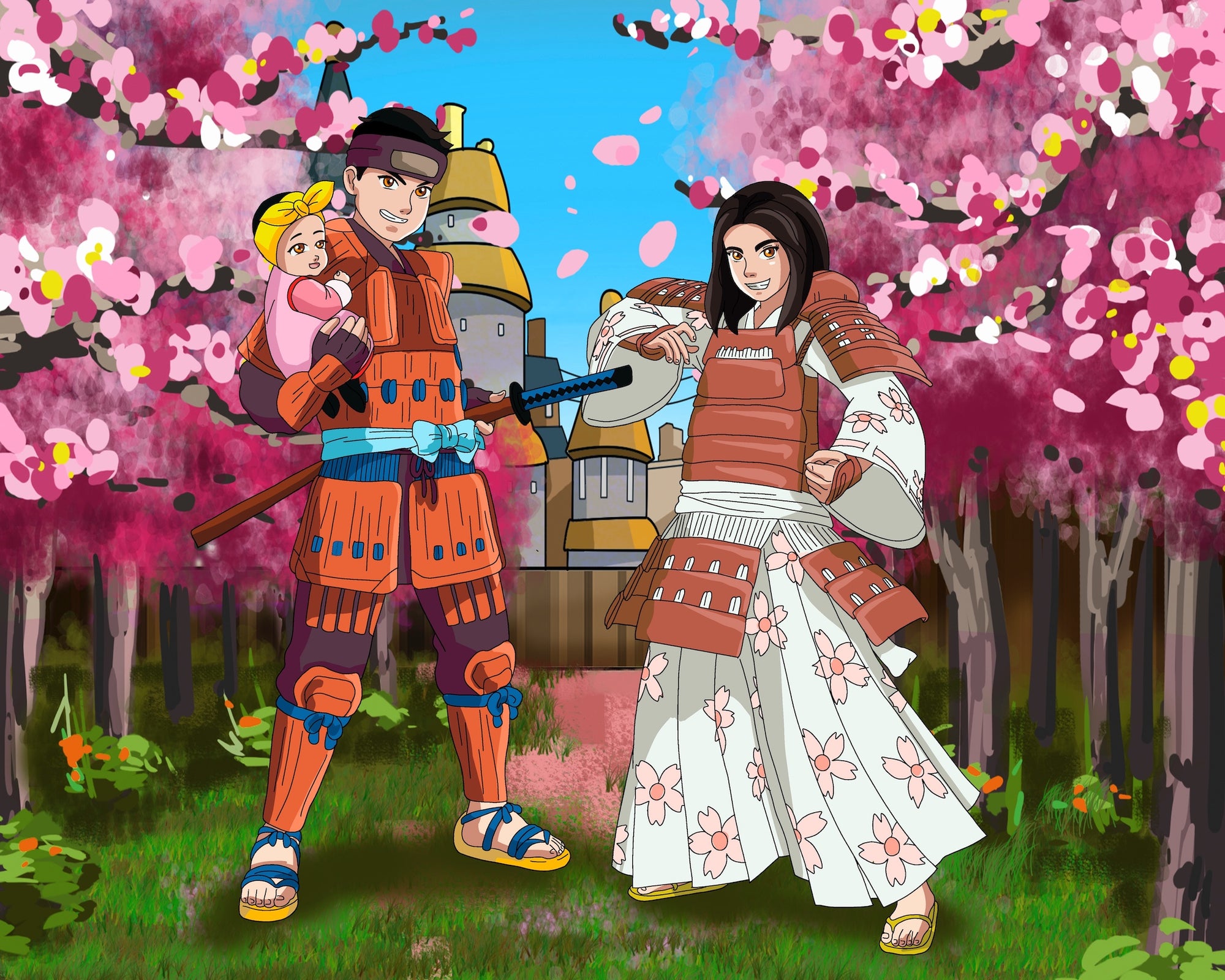 Станьте ніндзя - карикатура BecomeGiallo™!