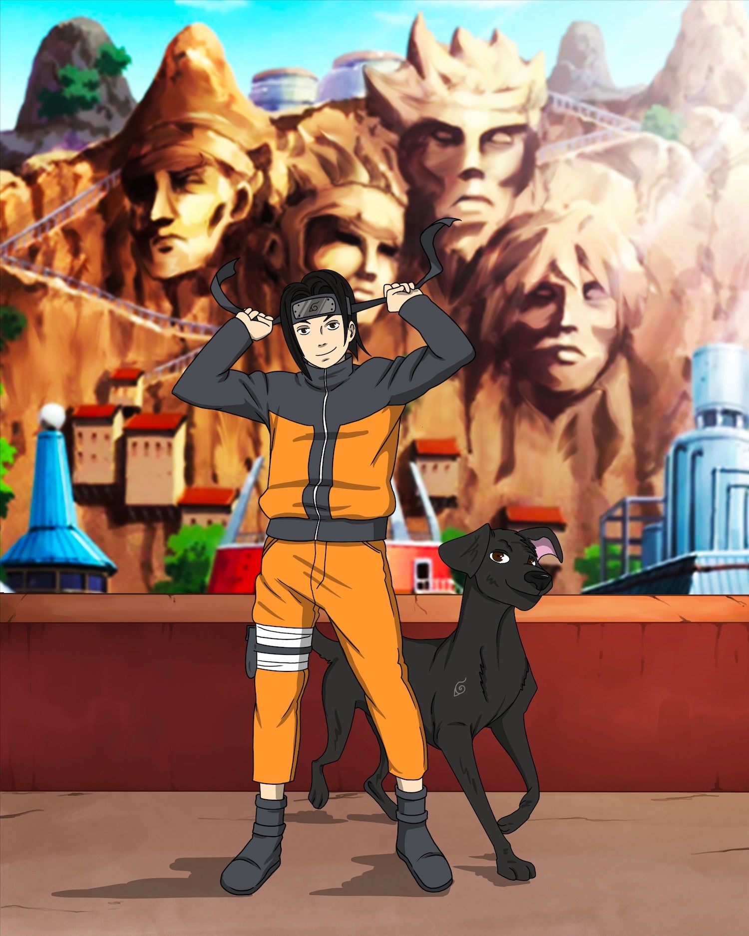 Станьте ніндзя - карикатура BecomeGiallo™!