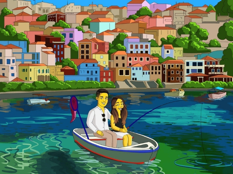 Città - Caricatura DiventaGiallo™!