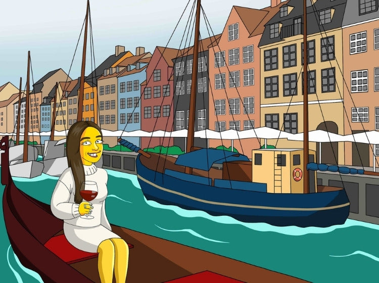 Città - Caricatura DiventaGiallo™!