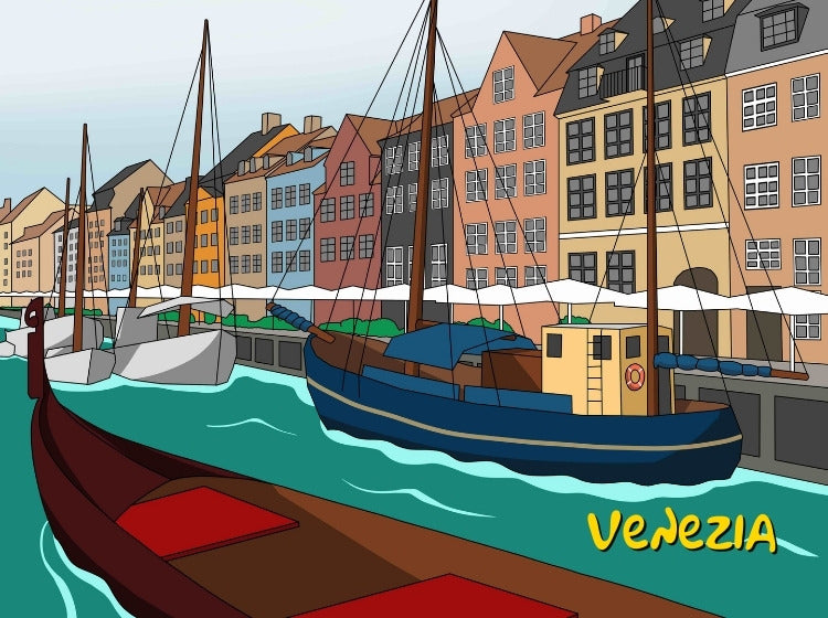 Città - Caricatura DiventaGiallo™!