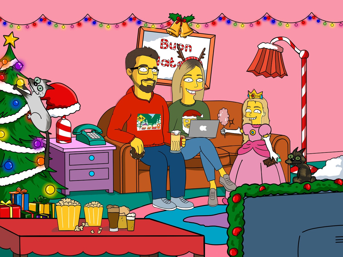 Різдво - карикатура GetGiallo™!