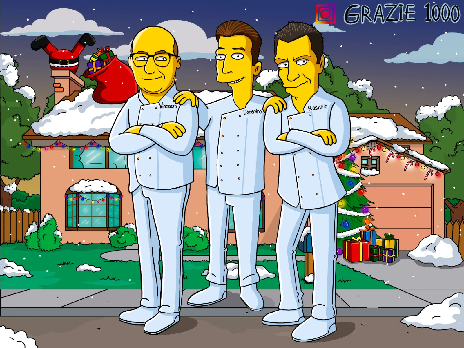 Caricatura DiventaGiallo™ - +6 persone