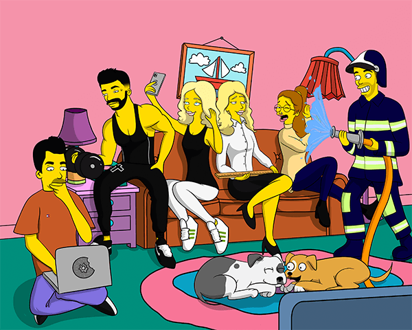 Caricatura DiventaGiallo!