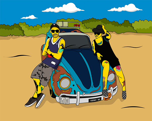 Caricatura DiventaGiallo!