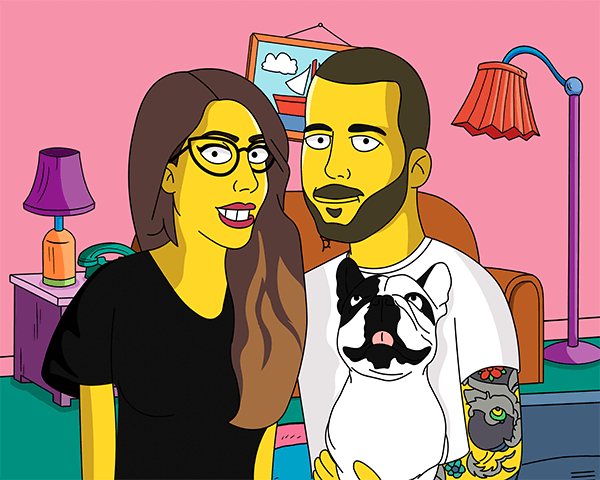 Caricatura DiventaGiallo!