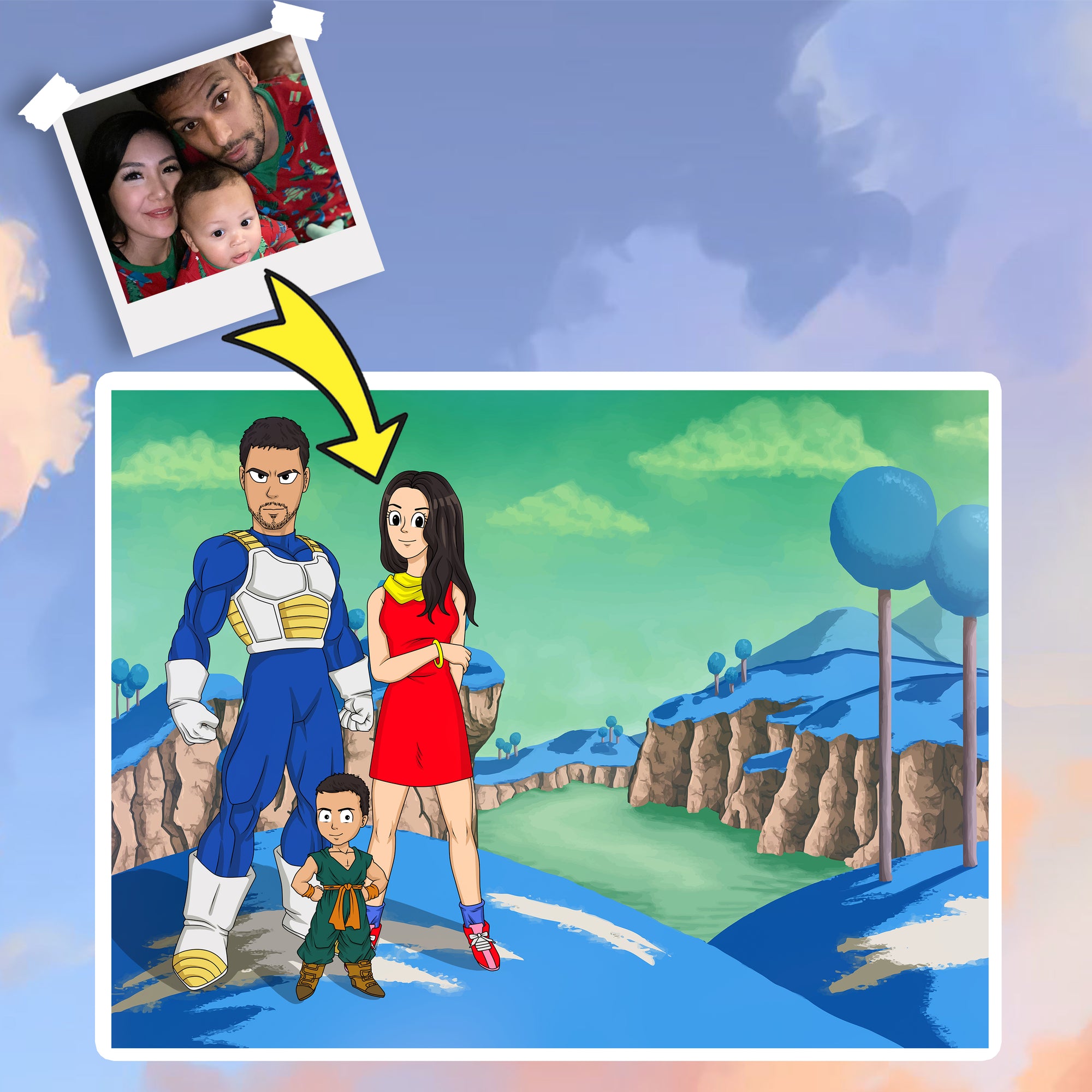 Become Saiyan - Карикатура Become Yellow™!