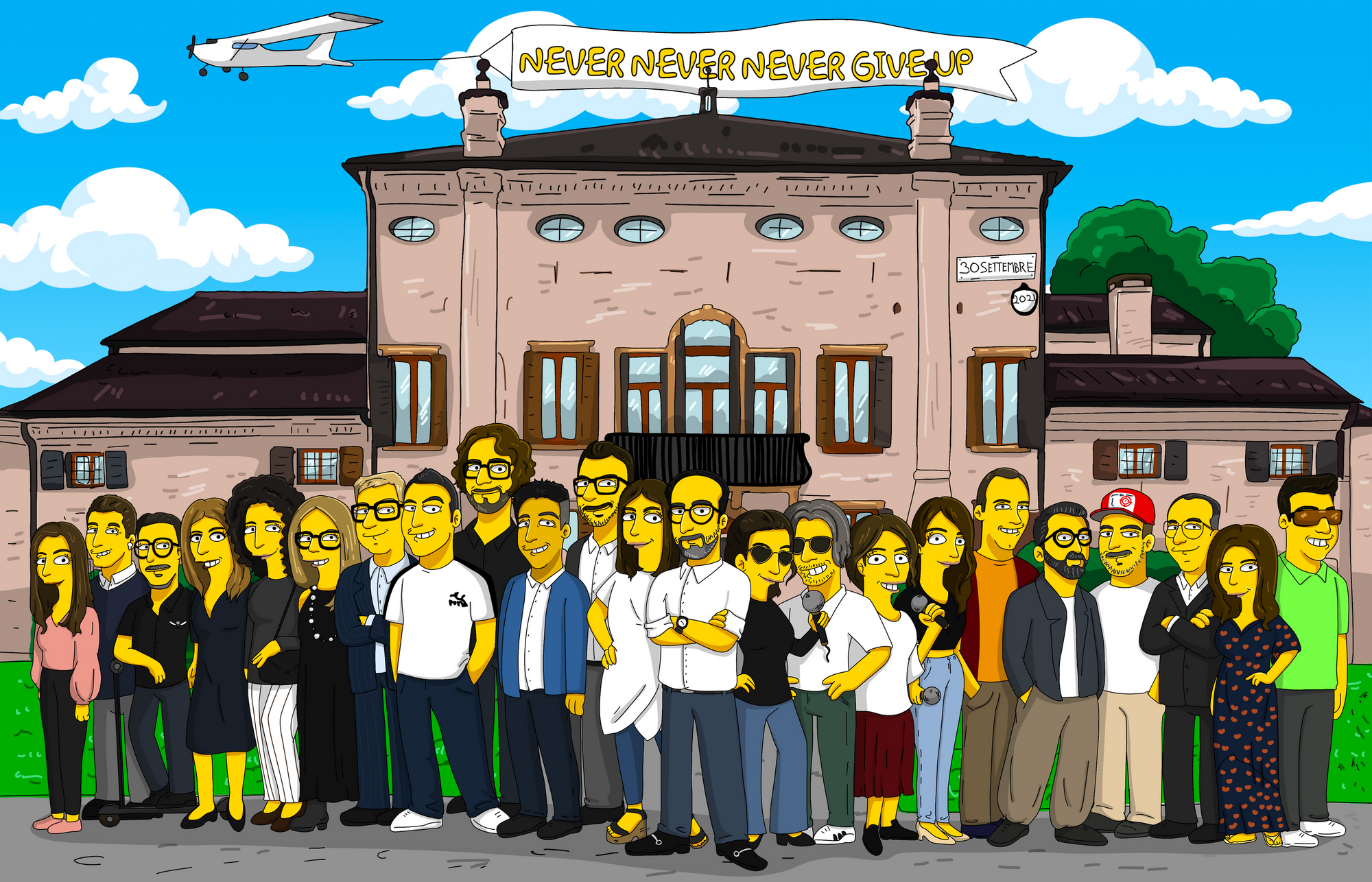 Caricatura DiventaGiallo™ - +6 persone